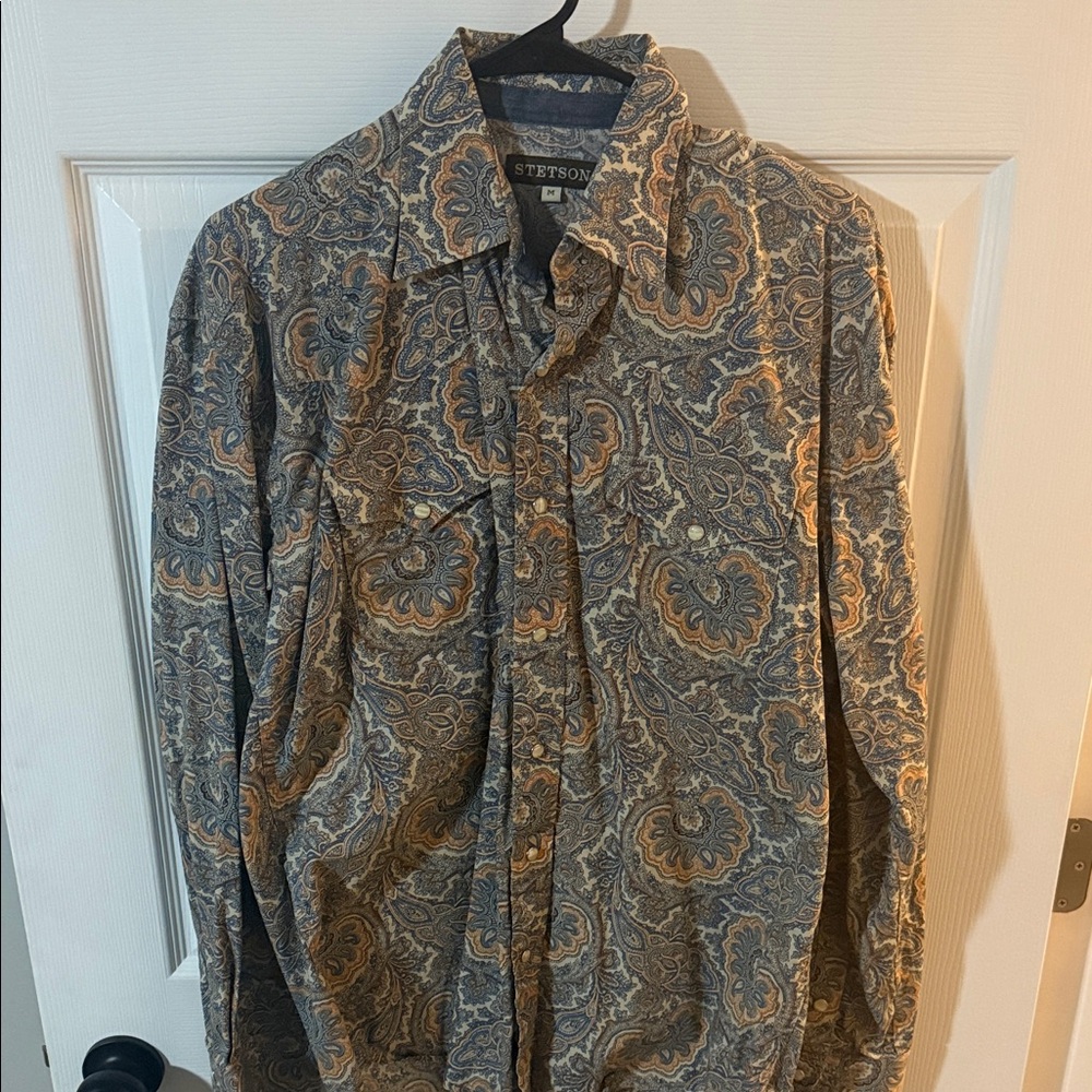 Stetson Paisley Button-Up Shirt